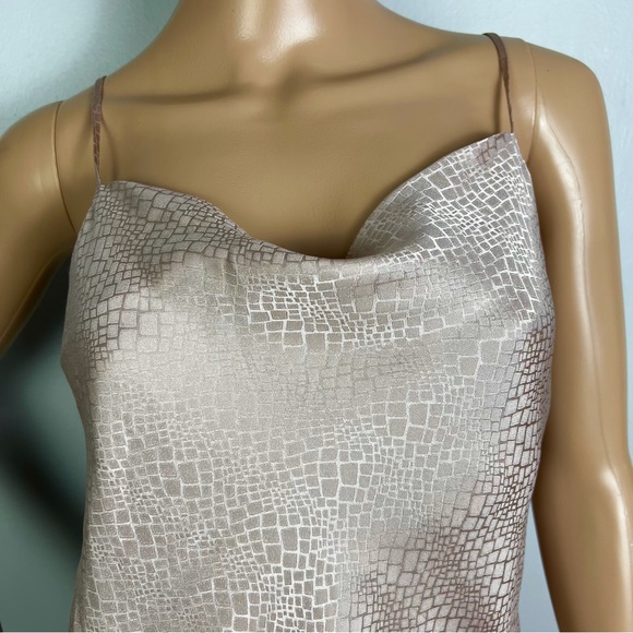 NEW ATM ANTHONY THOMAS MELILLO REVOLVE REPTILE SILK CAMISOLE - Picture 3 of 10